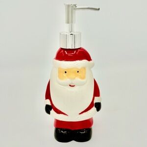 Santa Claus Ceramic Christmas Soap Dispenser